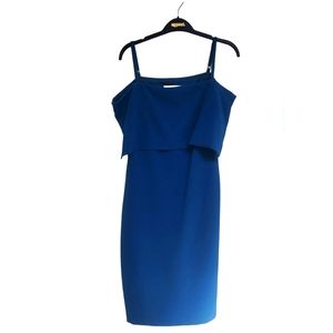 Nicole Miller Strappy, Lined Blue Dress - Size 6 (worn once)